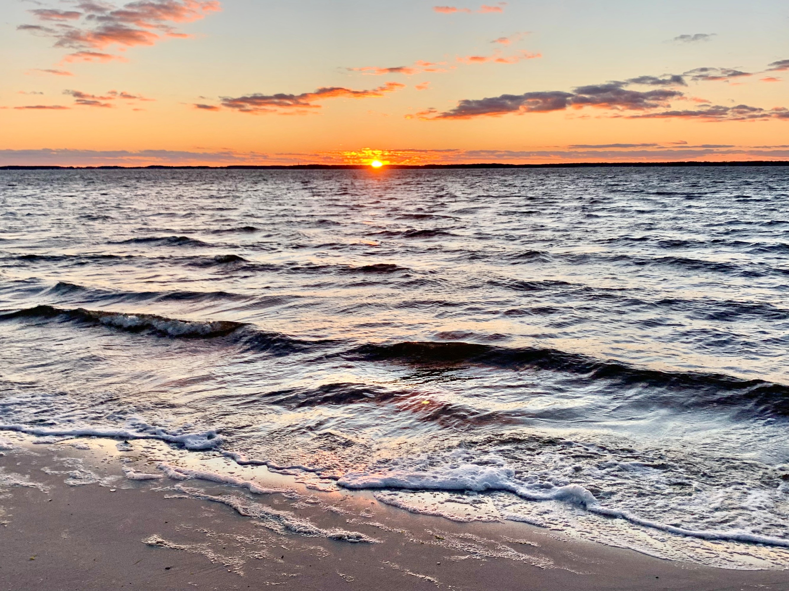 Sunset over Little Assawoman Bay